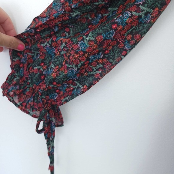 New Matilda Jane Choose Your Own Path Carol Top Floral Prairie Boho LARGE - Picture 7 of 8